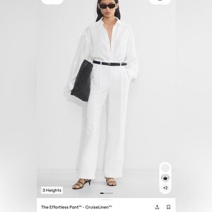 Aritzia White Effortless Pants